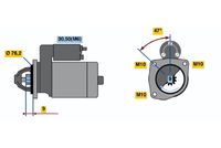 BOSCH 0 001 109 204 - Motor de arranque