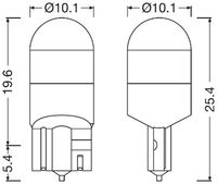 ams-OSRAM 2825DWNB-2HFB - Lámpara, luz para lectura