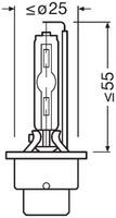 ams-OSRAM 66240CBN-2HB - Lámpara, faro principal