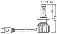 ams-OSRAM 64210DWNBG2 - Lámpara, faro principal