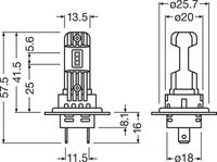 ams-OSRAM 64210DWESY-2HB - Lámpara, faro principal