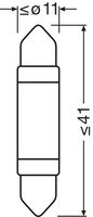 ams-OSRAM 6413DWP-1BL - Lámpara, luz de puerta