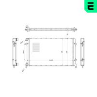ERA 673021 - Radiador, refrigeración del motor