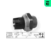 ERA 330165A - Interruptor de temperatura, ventilador del radiador