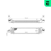 ERA 672102 - Radiador de aire de admisión