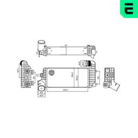 ERA 672120 - Radiador de aire de admisión