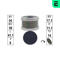 ERA ZN5802 - Rueda libre alternador