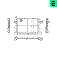 ERA 673067 - Radiador, refrigeración del motor