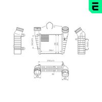 ERA 672039 - Radiador de aire de admisión