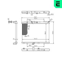ERA 673643 - Radiador, refrigeración del motor