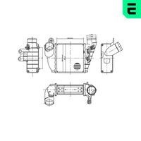 ERA 672108 - Radiador de aire de admisión