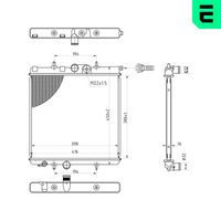 ERA 673035 - Radiador, refrigeración del motor