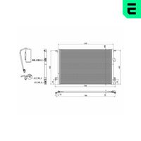 ERA 667442 - Condensador, aire acondicionado