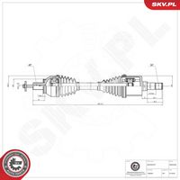 ESEN SKV 40SKV038 - Árbol de transmisión