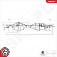 ESEN SKV 40SKV067 - Árbol de transmisión