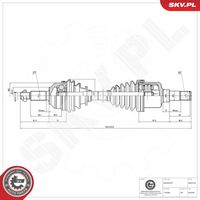 ESEN SKV 40SKV125 - Árbol de transmisión
