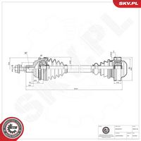 ESEN SKV 40SKV146 - Árbol de transmisión
