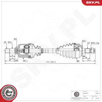 ESEN SKV 40SKV192 - Árbol de transmisión