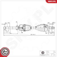 ESEN SKV 40SKV196 - Árbol de transmisión