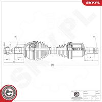 ESEN SKV 40SKV200 - Árbol de transmisión