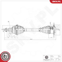 ESEN SKV 40SKV278 - Árbol de transmisión