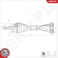 ESEN SKV 40SKV283 - Árbol de transmisión