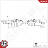 ESEN SKV 40SKV297 - Árbol de transmisión