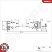 ESEN SKV 40SKV324 - Árbol de transmisión