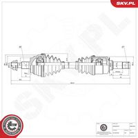 ESEN SKV 40SKV325 - Árbol de transmisión