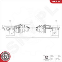 ESEN SKV 40SKV346 - Árbol de transmisión