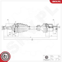 ESEN SKV 40SKV401 - Árbol de transmisión