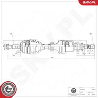 ESEN SKV 40SKV411 - Árbol de transmisión