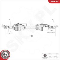 ESEN SKV 40SKV417 - Árbol de transmisión