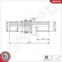 ESEN SKV 40SKV904 - Palier, diferencial