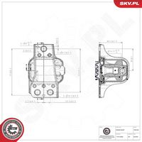 ESEN SKV 75SKV291 - Soporte, motor