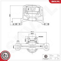 ESEN SKV 75SKV330 - Soporte, motor