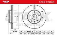 Stark SKBD-0023221 - Disco de freno