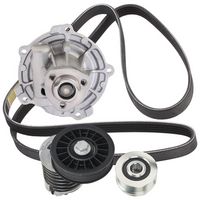 Stark SKPRB-51660067 - Bomba de agua + kit de correa poli V