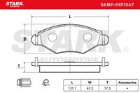 Stark SKBP-0011347 - Juego de pastillas de freno