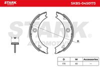 Stark SKBS-0450173 - Juego de zapatas de frenos