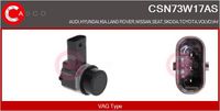 CASCO CSN73W17AS - Sensor, auxiliar de aparcamiento