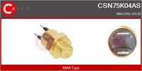 CASCO CSN75K04AS - Interruptor de temperatura, ventilador del radiador