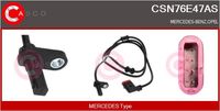 CASCO CSN76E47AS - Sensor, revoluciones de la rueda