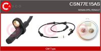 CASCO CSN77E15AS - Sensor, revoluciones de la rueda