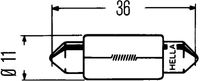 HELLA 8GM 002 092-137 - Lámpara