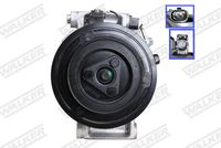 WALKER WCP00869 - Compresor, aire acondicionado