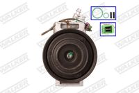 WALKER WCP00414 - Compresor, aire acondicionado