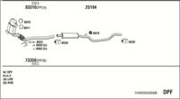 WALKER VWK000356B - Sistema de gases de escape