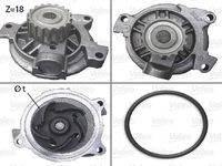 VALEO 506488 - Bomba de agua, refrigeración del motor
