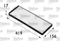 VALEO 698165 - Filtro, aire habitáculo